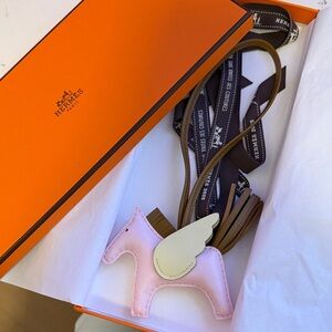 Hermes Pegasus Rodeo Bag Charm PM - ROSE SAKURA AND CRAIE